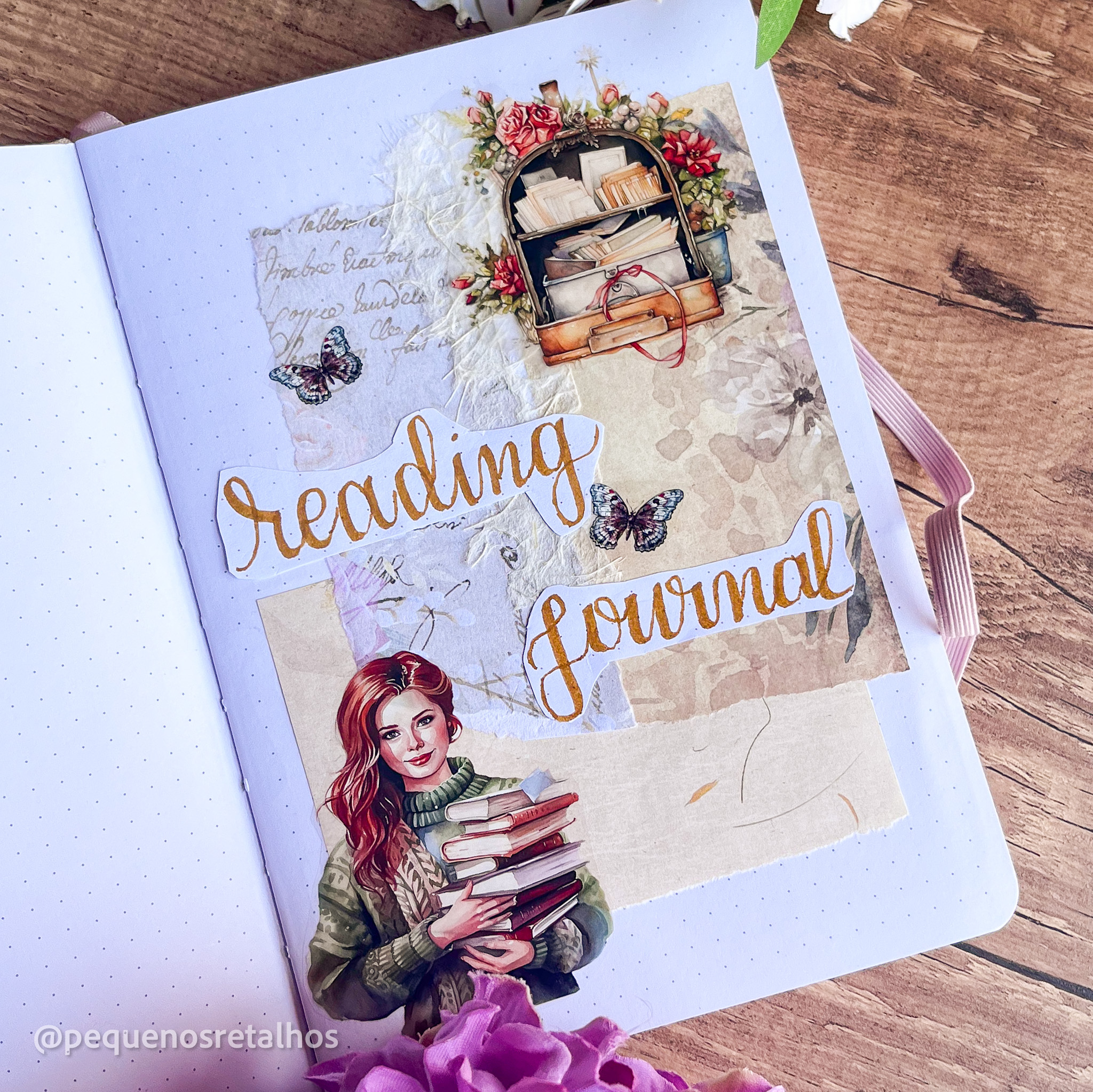Como Vou Usar Meu Reading Journal em 2024 - Pequenos Retalhos